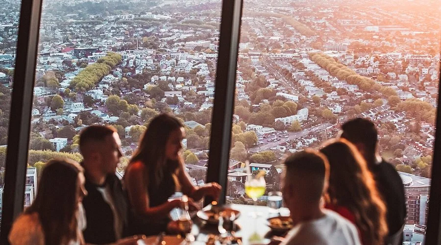 World Tours 360 Orbit Restaurant Sky Tower dining with 360 degree